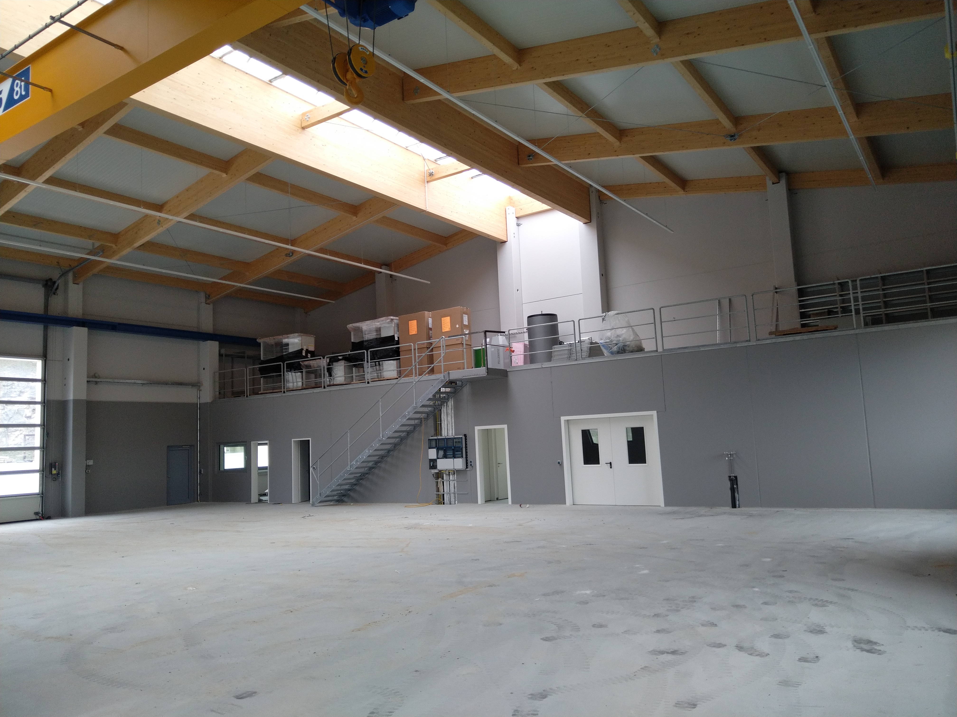 Innenausbau einer Großbäckerei durch Maler Teusch