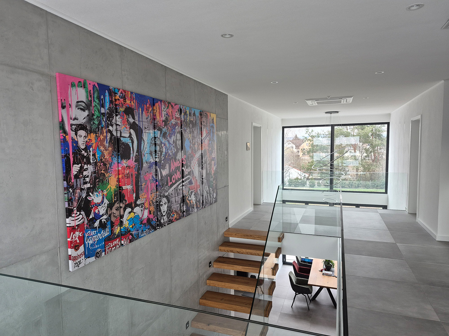 Kreative Betonoptik